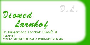 diomed larnhof business card